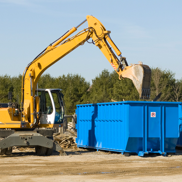 what kind of customer support is available for residential dumpster rentals in Coconino County Arizona